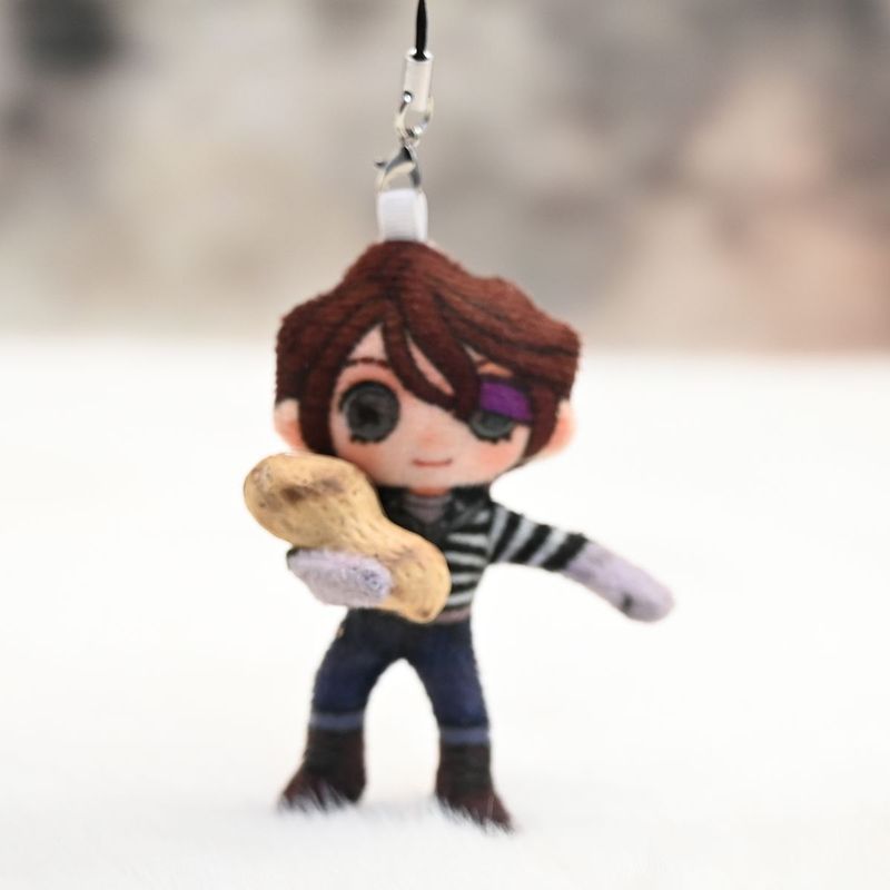 Identity V Luca Balsa Tù Nhân Búp Bê Sang Trọng Mini 5cm - Hoạt Hình Dễ Thương Móc Khóa Mặt Dây Chuyền Ngón Tay Con Rối Sưu Tập Quà Tặng
