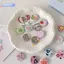 CMINYP 6 Hoạt Hình Dễ Thương Mini Hoạt Hình Nút Huy Hiệu Kawaii Retro Bé Gái Trẻ Em Bapa Túi Đựng DIY Trang Trí Trâm Pin Phụ Kiện Không
