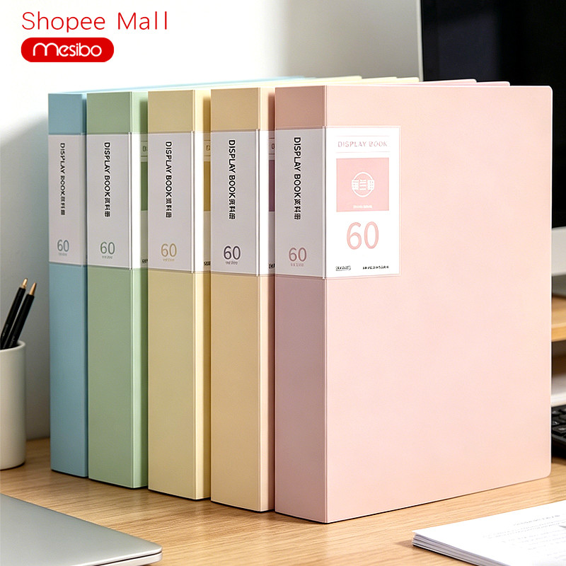 Folder Lá Trong Suốt Mesibo A4 Cao Cấp - Túi Đựng Tài Liệu PVC Bền Đẹp, Bảo Vệ Giấy Tờ Quan Trọng