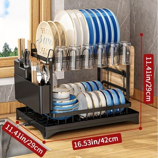 Giá đựng Bát đĩa Kệ Đựng Chén Cốc Đa Năng Cho Bếp Chống Gỉ Kệ 2 Tầng Thả Rau Kệ đựng Bát đĩaĐa Năng