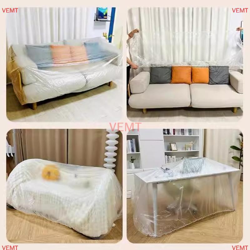 [VG] Vỏ nhựa co giãn 1PC chống bụi cho sofa/nội thất/tranh tường, dùng một lần, mới