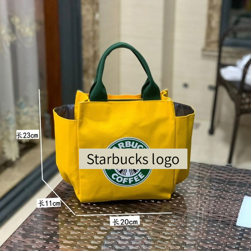 Túi đựng đồ ăn trưa cách nhiệt Túi Bento dành cho nhân viên văn phòng Học sinh Trẻ em và bữa ăn ngoài trời Chuẩn bị Starbucks