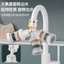 Bồn Rửa Nhà Bếp Vòi Chống Bắn Miệng Đa Năng Mở Rộng Nhà Bếp Dụng Cụ Tiện Dụng Xoay Bộ Lọc Áp Lực Đa Năng EKAX