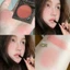 Son dưỡng Blush & Lip Tint đa năng có gương tích hợp, trang điểm nhanh, mỹ phẩm đa chức năng di động