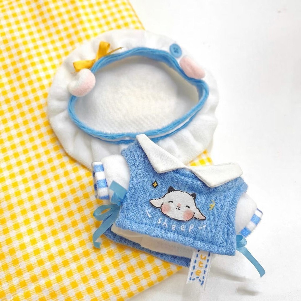 10cm Cotton Búp Bê Quần Áo Trẻ Em Sao Biển Cơ Thể Bình Thường Búp Bê Búp Bê Thay Thế Quần Áo
