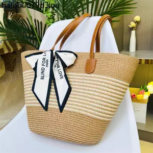 Túi Rơm Dệt Dung Tích Lớn Nữ Một Vai Túi Tote Tất Cả Trận Đấu Đi Biển Đi Làm Mùa Hè Influencer Bên Biển Phong Cách Mới