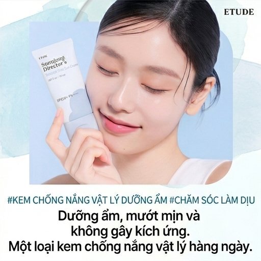 Kem chống nắng khoáng chất Etude Soon Jung Director SPF50 + PA + + + +