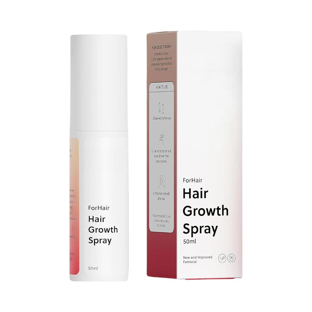 Hair Growth Oil Spray 50ml Hair Growth Scalp Spray Fast-Absorbing Oil Non-Greasy Mist for Thicker Fuller Density ewoekvn