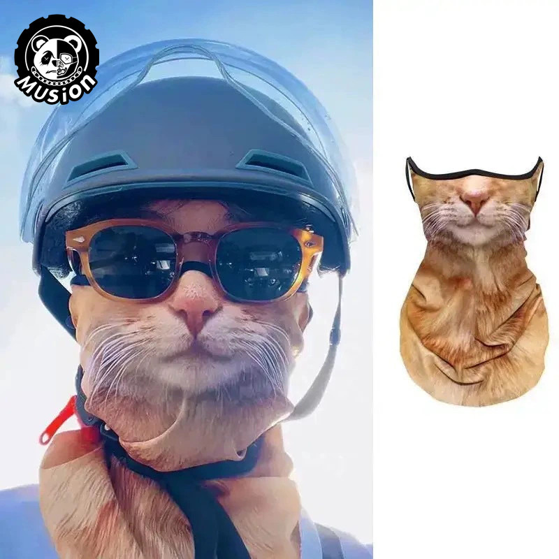 Musion Balaclava 3D cho xe máy - Co giãn, half mask, bandana ma thuật