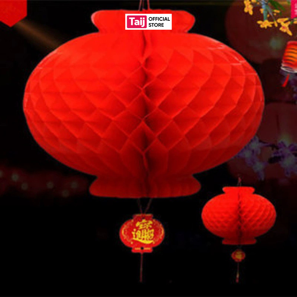 Đèn lồng đỏ mini treo trang trí rằm Trung thu, Lễ Tết, chống nước
