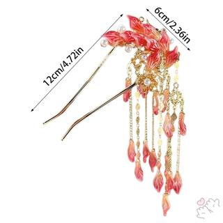 Hình chữ U kẹp tóc hợp kim phong cách Trung Quốc, phụ kiện tóc đẹp cho ngày lễ