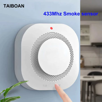 Cảm biến báo khói Wifi, Có thể kết hợp với đèn báo động và chuông báo thông minh