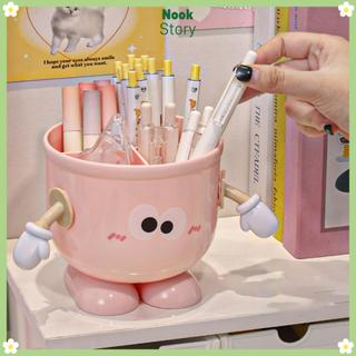 [Giao hàng từ Việt Nam] Hộp đựng đồ để bàn NOOKSTORY, Hộp đựng bút đa năng bằng nhựa, Hộp đựng máy tính để bàn văn phòng phẩm đa năng hoạt hình