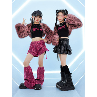 Đồ Nhảy Hiện Đại Hiphop Trẻ Em Set Đồ Dance Jazz Quần Nhảy Crop Top Đồ Nhảy Cho Bé Gái Bộ Tập Nhảy Cho
