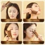 Lược massage đầu FAVORITEGOODS, Lược massage kinh tuyến cơ thể đa chức năng răng rộng, Năm răng giúp tuần hoàn máu Lược massage trị liệu bằng gỗ chống tĩnh điện Massage toàn thân