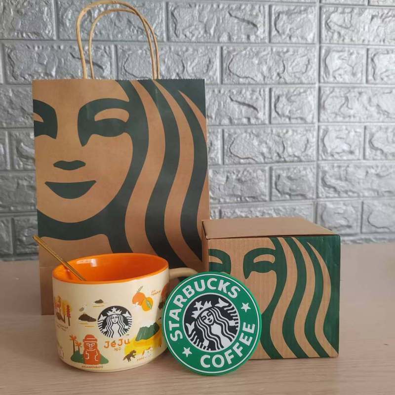 Cốc sứ starbucks đẹp cao cấp văn phòng cà phê Hàn Quốc cỡ lớn | BigBuy360 - bigbuy360.vn