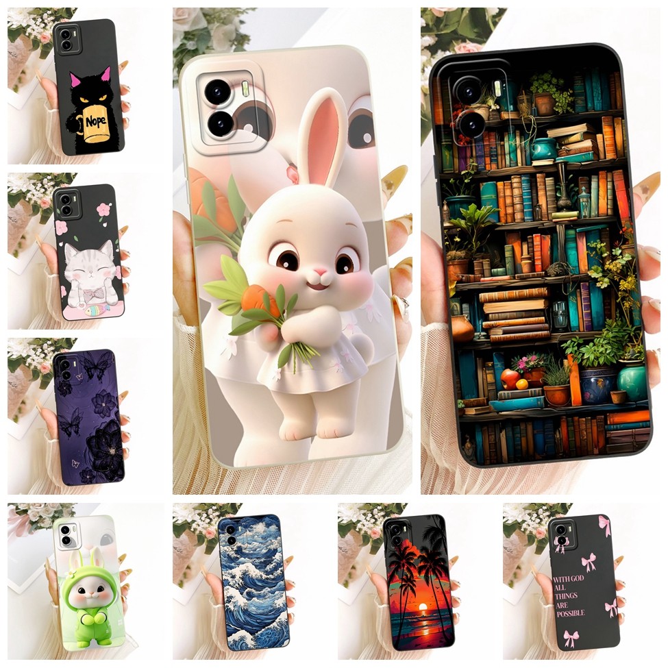 Ốp lưng Vivo Y15A V2134 Y15S V2120 V2147 V2139 Vỏ Vivo Y15s Vỏ silicon Hoa thời trang sang trọng Kawaii Sơn dễ thương
