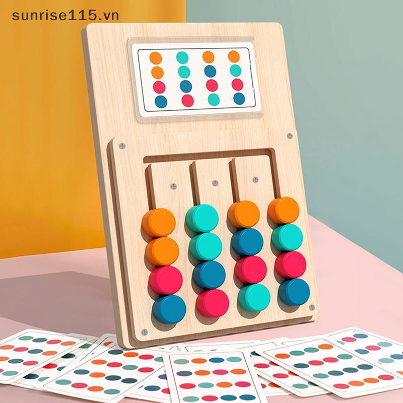 Đồ chơi xếp hình phối màu SRVN, Trò chơi trêu ghẹo trí não Montessori dành cho trẻ em 3, 4, 5, 6, 7 tuổi, Đồ chơi đi bộ đường trường cho bé trai và bé gái.