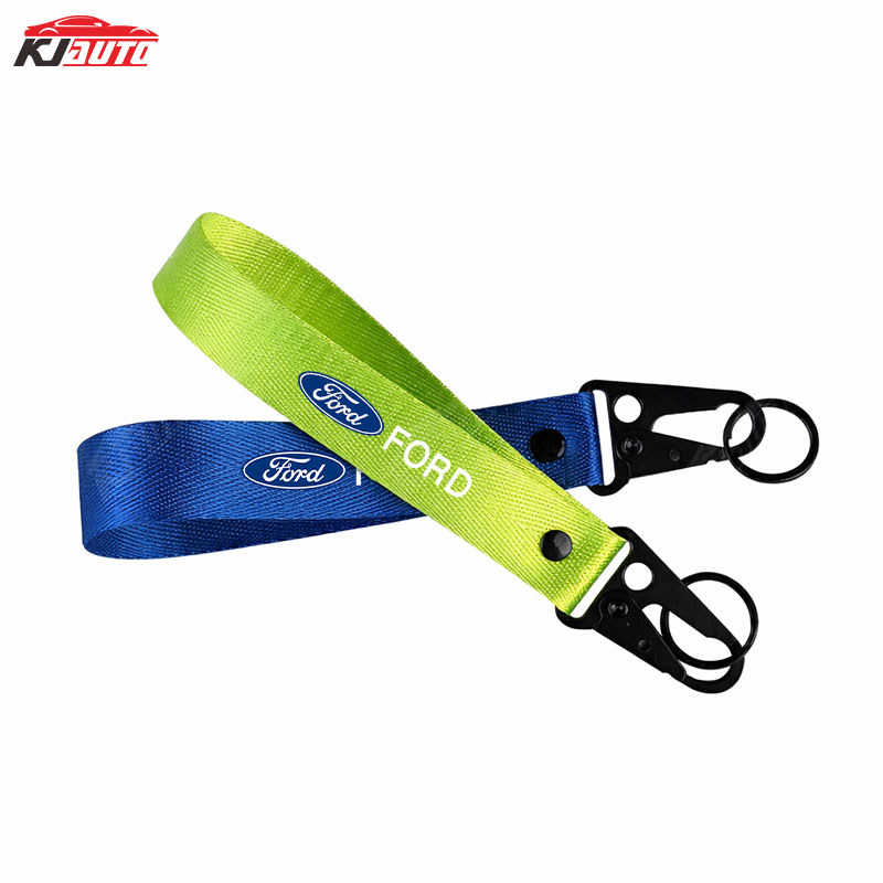 Xe Ford Dệt Móc Khóa Hợp Thời Trang Mỏ Đại Bàng Móc Khóa Phụ Kiện Xe Hơi Cho Ranger Ecosport Focus 5d Kuga Fiesta T6 T7 T8 Lãnh thổ Everest Ka Fusion