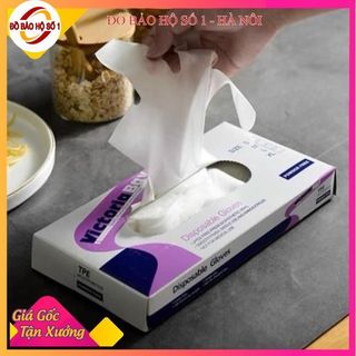 10 HỘP - [ ĐỦ Size S - M - L ] Hộp 100 găng tay nấu ăn siêu dai Victoria Bay