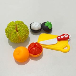 Nhà Máy Cắt Số Lượng Lớn Chele Trái Cây Rau Mô Phỏng Durian Cắt Chele Tùy Chọn Trái Cây Chơi Nhà Giải Nén Đồ Chơi Lột