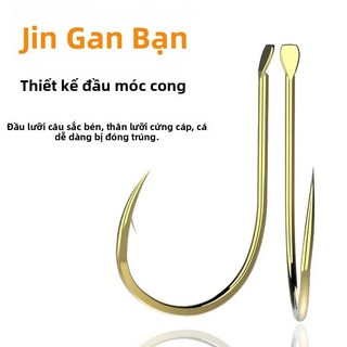 💦Vòng HOOK Qianyou dành cho câu cá biển lớn, thiết kế miệng phẳng với barb vàsurface xước YMJN