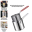 Nồi Chiên Ngập Dầu Inox 304 1200ml - Kèm Rổ Lọc Dầu Tiết Kiệm, An Toàn Cho Mọi Bếp, Tay Cầm Cách Nhiệt Chống Bỏng