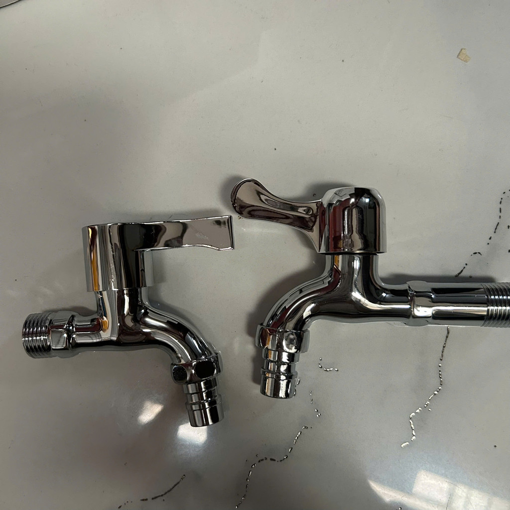 Vòi Nước Gắn Tường Mạ Crom Ren 21 – Vòi Máy Giặt, Vòi Hồ – Bền Đẹp