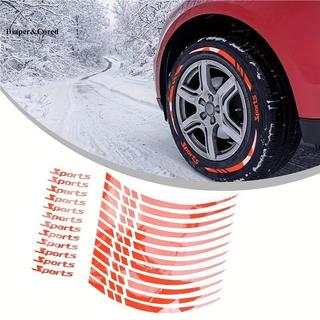 DIAPER & CORED Đa Năng 18-21 "Bánh Xe Máy Vành Phản Quang Sọc Decal Dán YTH