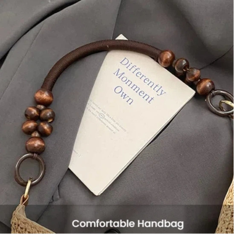 ANCO Túi du lịch công suất lớn dành cho nữ 2026 Mùa hè mới Dây bện Tott Handle Single Shoulder Beach Vacation Fashion