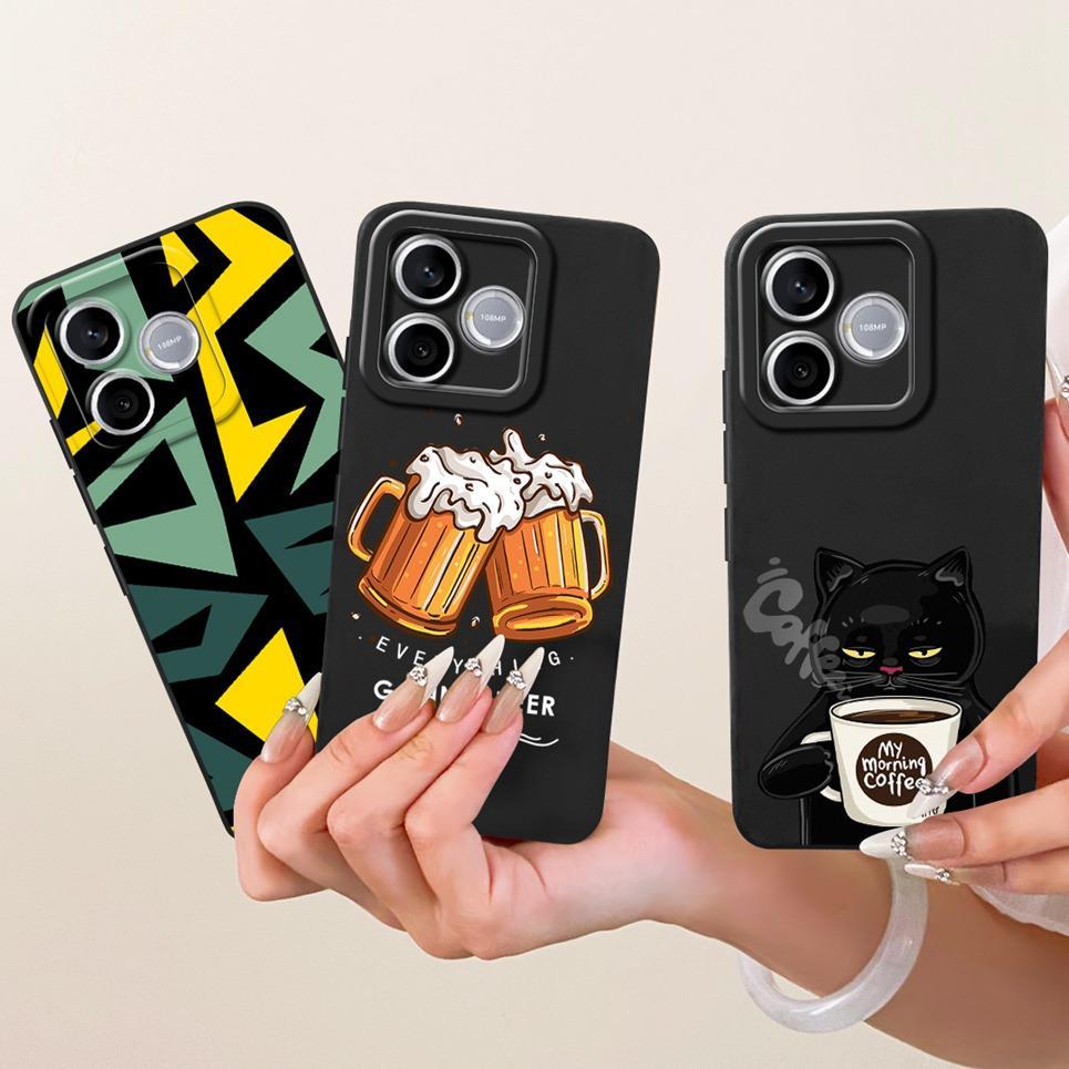 Dành Cho Honor 600 Lite Honor 500 Vỏ Điện Thoại Thông Minh Hoạt Hình Gấu Trúc Thỏ Phi Hành Gia Họa Tiết Mèo Vỏ Silicon Lỏng