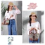 Túi dệt nữ 66789 / A Cảm giác đầy màu sắc Phong cách mới Túi nữ nguyên bản Phong cách dân tộc / 20 * 30 * 10cm / Túi xách Túi xách nhỏ tươi Túi dệt nữ cầm tay nhỏ 929-2