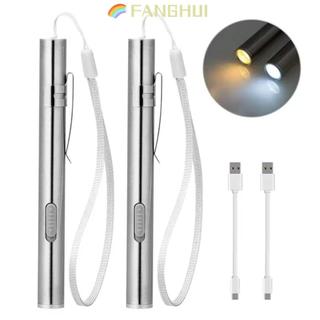 Đèn Led kẹp bút FANGHUI bằng thép không gỉ, dễ dàng sạc lại qua USB - Phù hợp cho học sinh và sử dụng linh hoạt mọi lúc mọi nơi