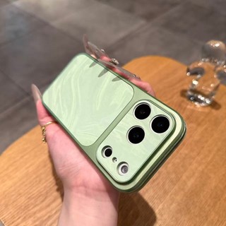 Ốp điện thoại Acrylic họa tiết gợn sóng nước mạ điện cho iPhone 17Pro Max 13 14 15 16 Promax Vỏ điện thoại di động nam nữ chống sốc