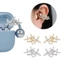 Yoo Ear Clip Khóa hoa Zircons lấp lánh cho phụ kiện tai nghe FreeClip 1 2