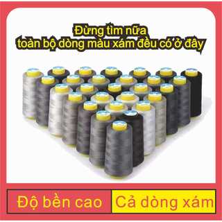 Nhà máy cung cấp trực tiếp dòng màu xám Tất cả đều ở đây Giá rẻ 40S / 2 Màu Liu Cyan chống mài mòn có độ bền cao Số. 3000 Yards Chỉ May Quần Áo Nhà Máy Sợi Đặc Biệt Máy May Tốc Độ Cao Chỉ Tay May
