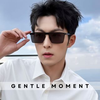 Kính râm gọng vuông GENTLE MOMENT kính mát thời trang nam nữ chống tia UV phong cách ngầu GMM639