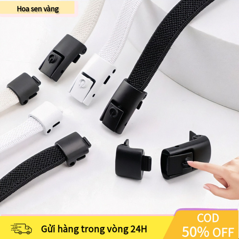 【COD】Dây giày co giãn không buộc bộ 1đôi, màu sắc đa dạng, thích hợp cho giày trẻ em và người lớn chạy bộ tập gym.