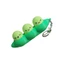 NAMA Nhựa Đậu Đáng Yêu Fidgets Móc Khóa Sáng Tạo Mô Phỏng Pea Móc Chìa Khóa Phụ Kiện Điện Thoại Và Giảm Lo Âu