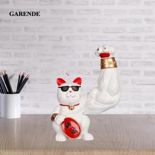 Garende Trung Quốc Cơ Cánh Tay Mèo May Mắn Bức Tượng Chúc May Mắn Giàu Có Xoay Cánh Tay Khổng Lồ Tiền Mèo Tượng Điêu Khắc Để Trang Trí Ô Tô