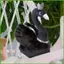 Thiên Nga Trắng Plushie Crown Swan Sang Trọng Thú Nhồi Bông Trắng Geese 11 Inch Plushie Có Vòng Cổ Mềm Mại Sang Trọng Gối wipqsvn