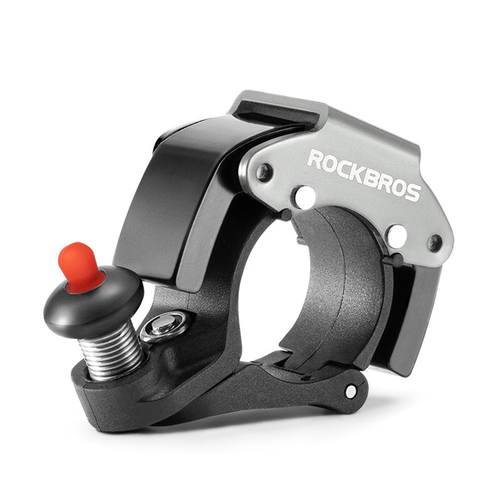 Chuông xe đạp Rockbros từ hợp kim nhôm, âm lượng lớn, bảo đảm an toàn cho xe đạp đường bộ và MTB.