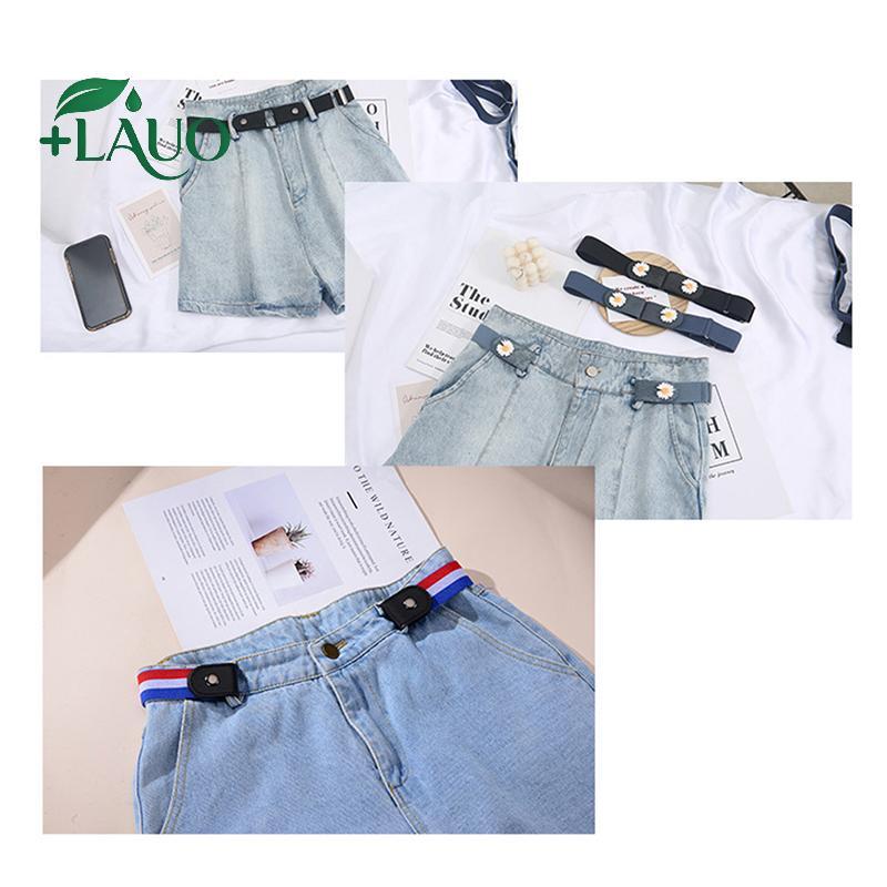 Thắt lưng thun co giãn dành cho cả nam và nữ, không gây gồ ghề khi mang với quần jeans