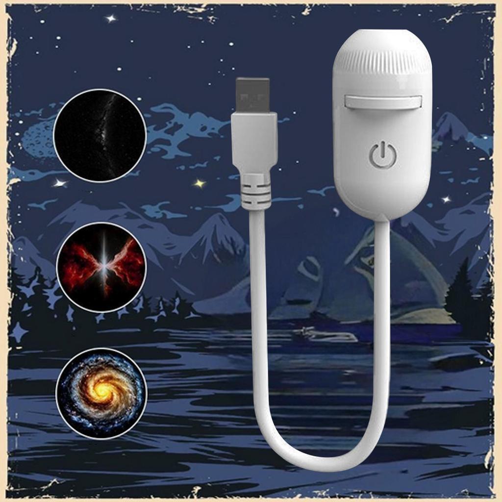 Máy chiếu sao có thể sạc lại USB, Máy chiếu đèn ngủ Galaxy Sky, Đèn trang trí xung quanh LED
