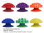 Bộ 6 Đồ Chơi Fidget Cảm Giác Nấm Silicon Có Cốc Hút – Giảm Căng Thẳng Lo Âu Mini Họa Tiết Đá Lo Âu Cho Trẻ Em Người Lớn Đá Di Động Để Thư Giãn Tập Trung