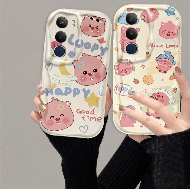 Thích Hợp Cho VIVO Y19S Pro Y29 Điện Thoại Thông Minh 3D TPU Mềm Hoạt Hình Dễ Thương Loopy Vỏ Điện Thoại Chống Sốc