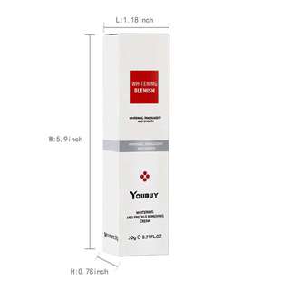 Youbuy Freckle Whitening Cream Remove Dark Spots Anti Freckle Cream 20g