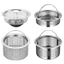 Bồn Rửa Rác Lọc Lưới Rửa Lưu Vực Thoát Nước Rửa Bát Inox Lọc Nâng Lồng Cống Phụ Kiện Nhà Bếp CLXW