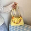 Phong Cách Hàn Quốc ins Màu Sắc Tương Phản Thời Trang Túi Vải Nylon Túi Messenger Túi Xô Ánh Sáng Phù Hợp Với Túi Đeo Vai Dopamine Túi Nữ