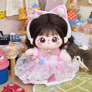Quần áo búp bê Cotton dễ thương 20cm cho trẻ em, búp bê trung kế giá rẻ 4.15